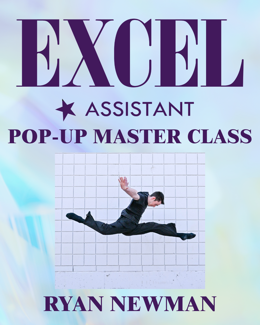 POP-UP MASTER CLASS w/ Excel Assistant Ryan